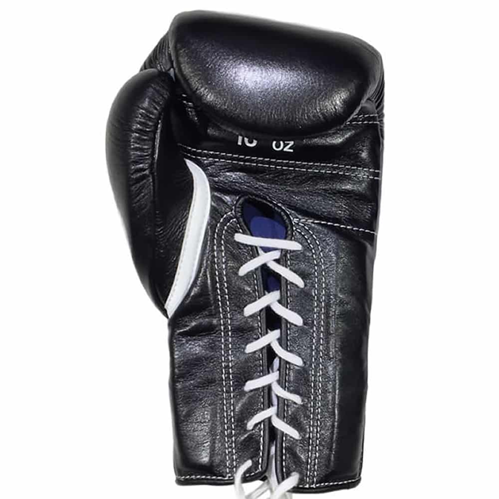 Winning MS- Lace Up Boxing Gloves Black Inner
