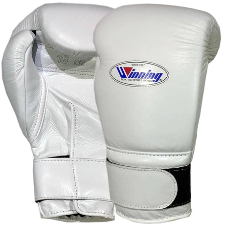 Winning MS-Series Velcro Boxing Gloves Boxing Gloves Winning White 10oz 