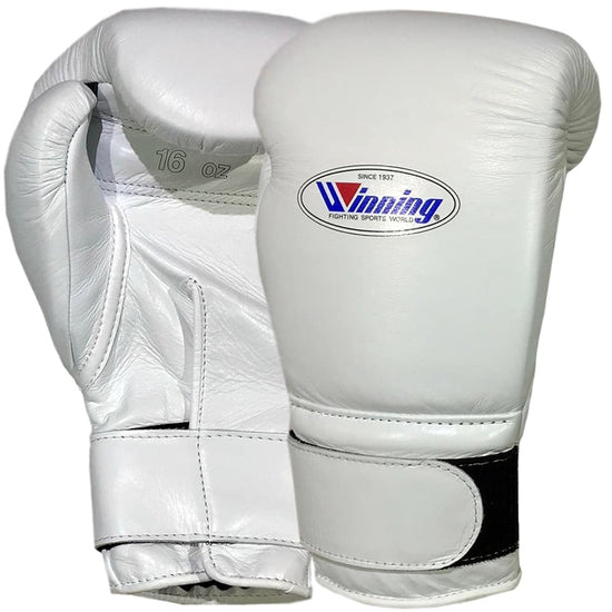 Winning MS- Velcro Boxing Gloves White
